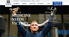 Desktop Screenshot of medicineneedsvictors.org